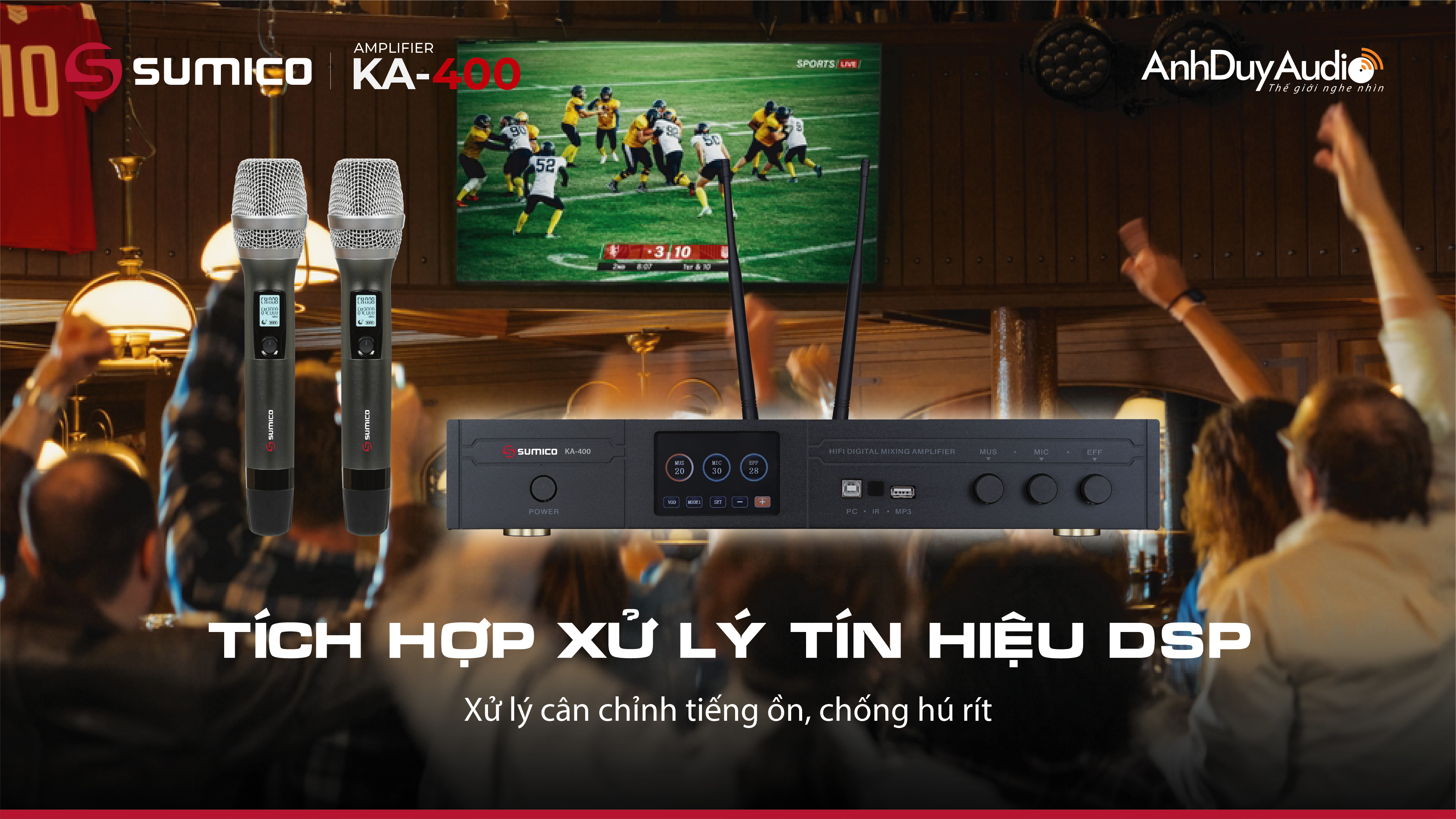 Ampli Karaoke Sumico KA-400 | Anh Duy Audio