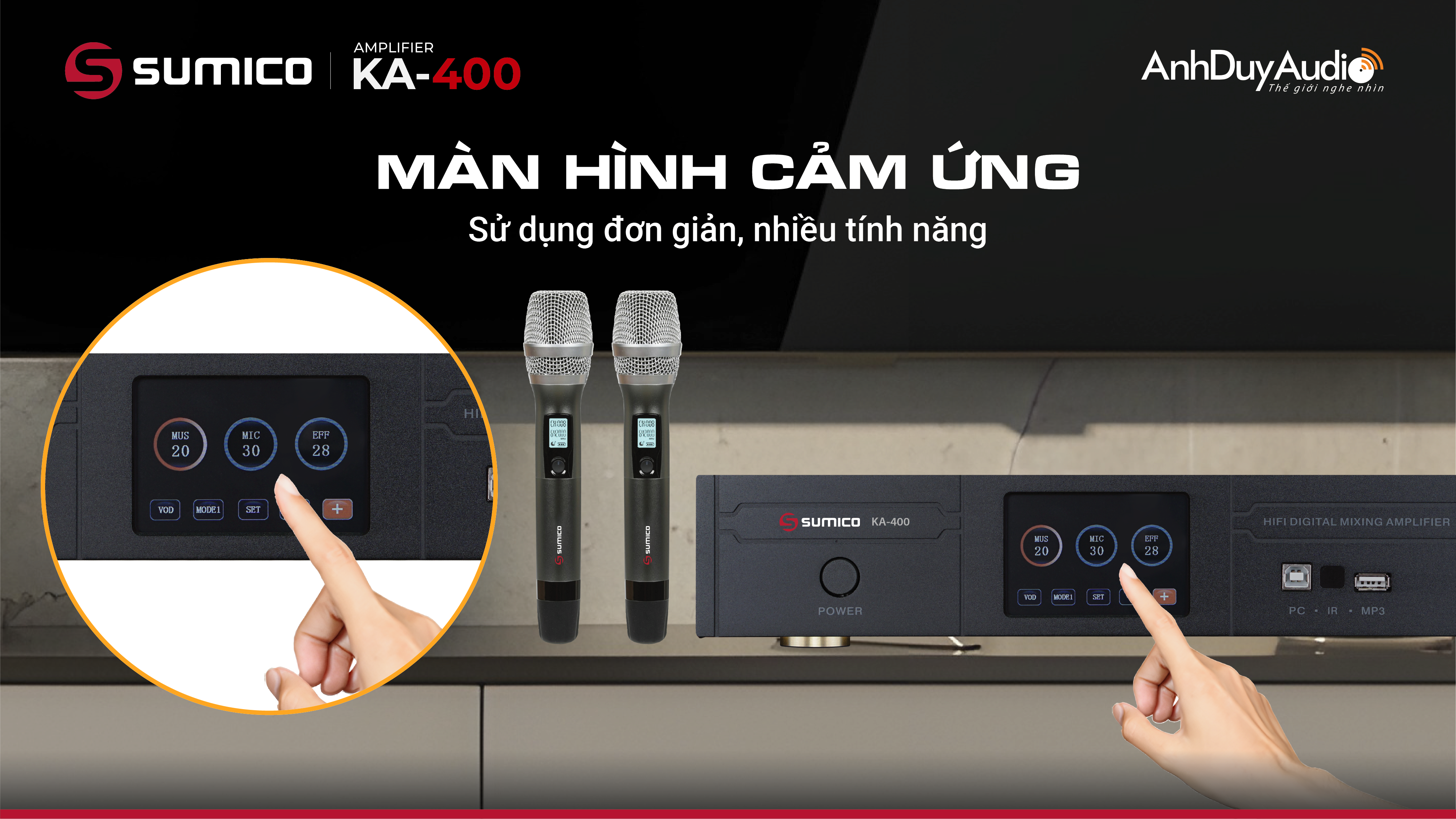 Ampli Karaoke Sumico KA-400 | Anh Duy Audio