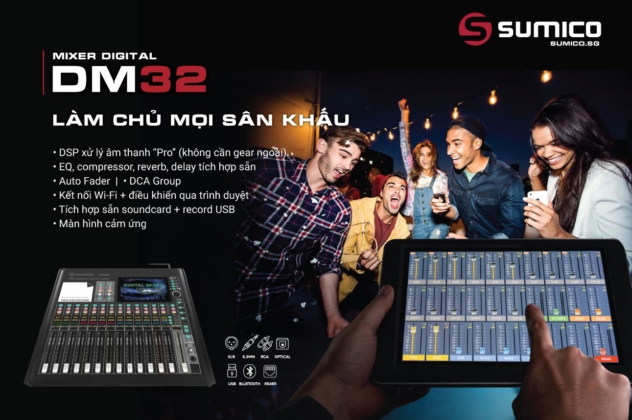 Mixer Digital Sumico DM32 | Anh Duy Group