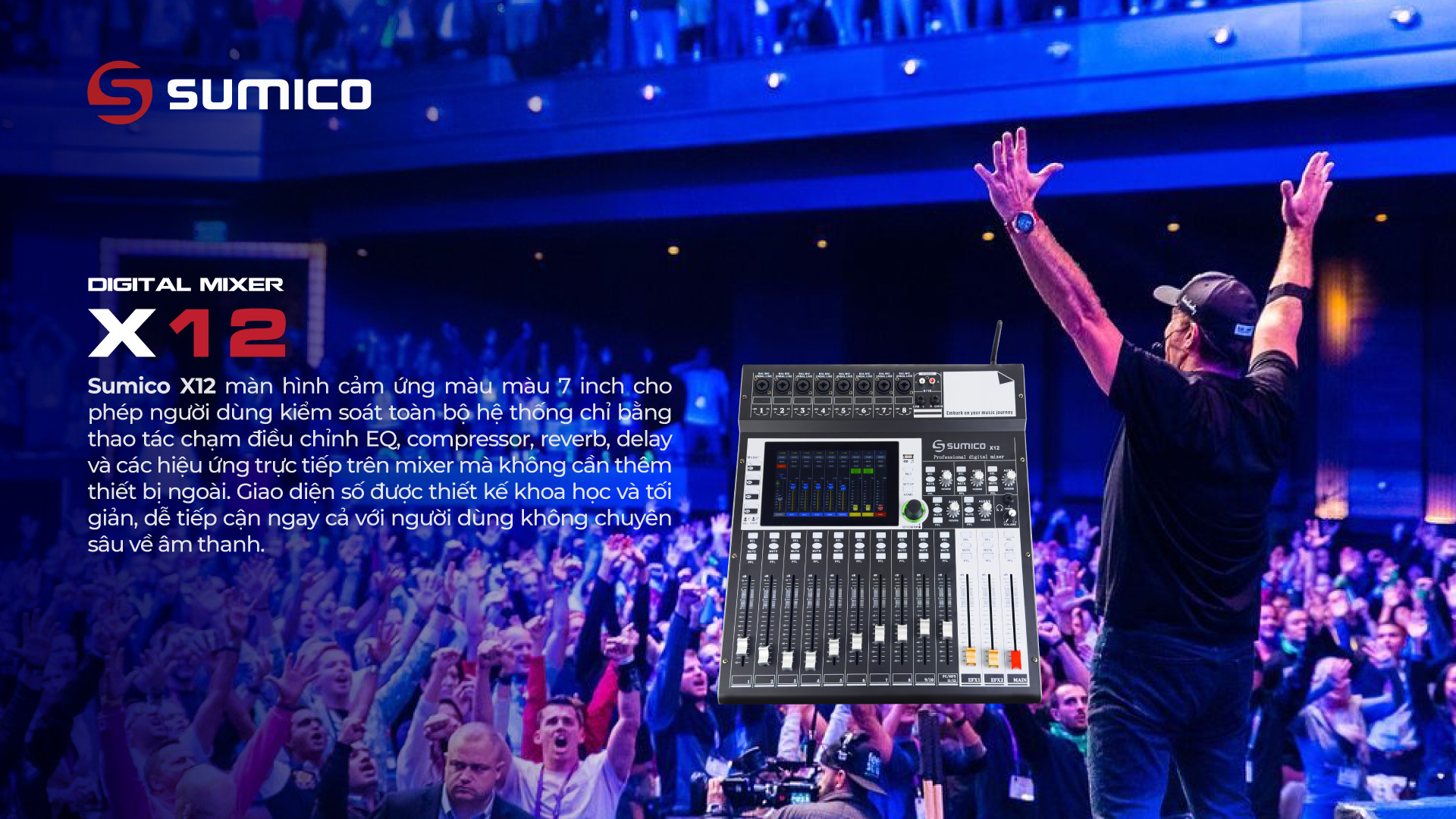 Mixer Digital Sumico X12 | AnhDuy Auydio