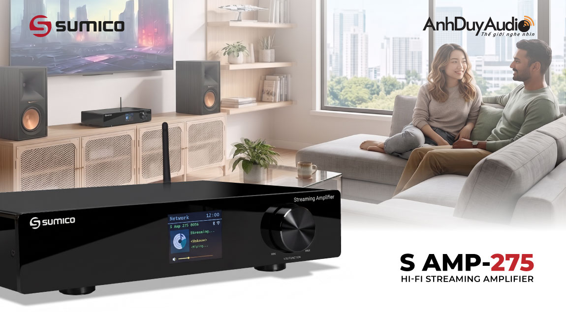 Streaming Amplifier Sumico S Amp 275 | Anh Duy Audio