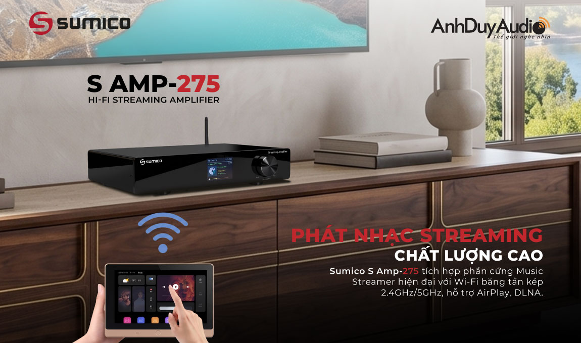 Streaming Amplifier Sumico S Amp 275 | Anh Duy Audio