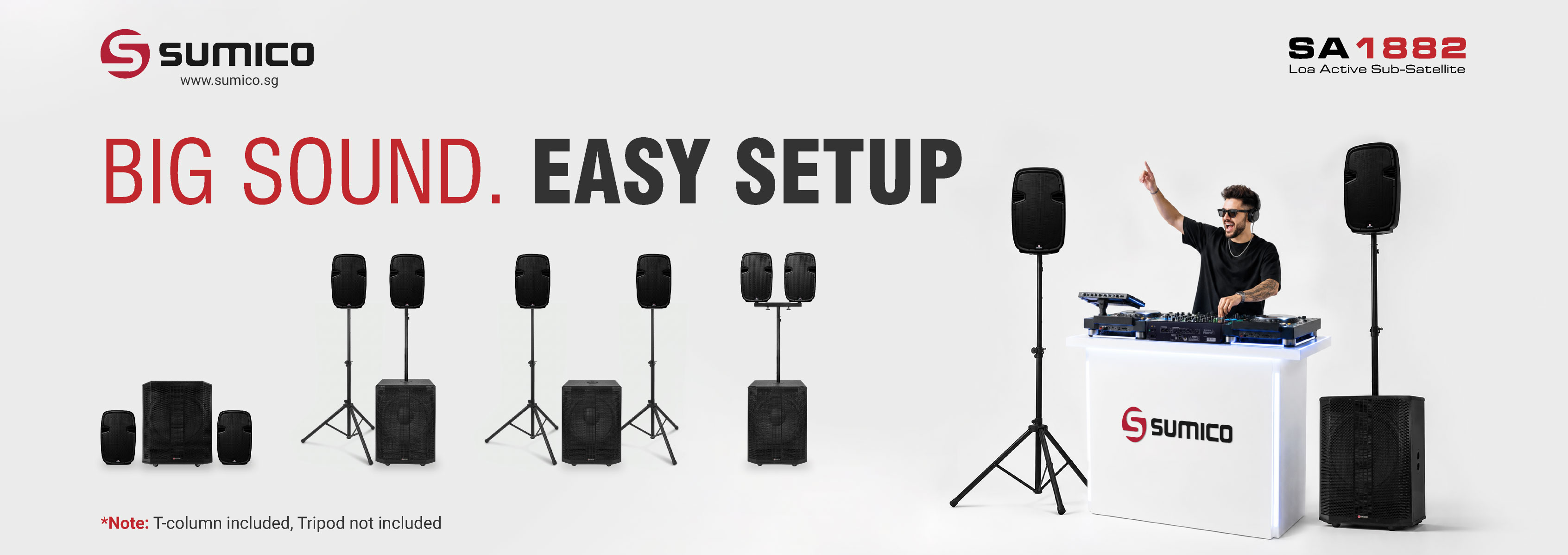 Loa Active Sub-Satellite Sumico SA1882 | Anh Duy Audio