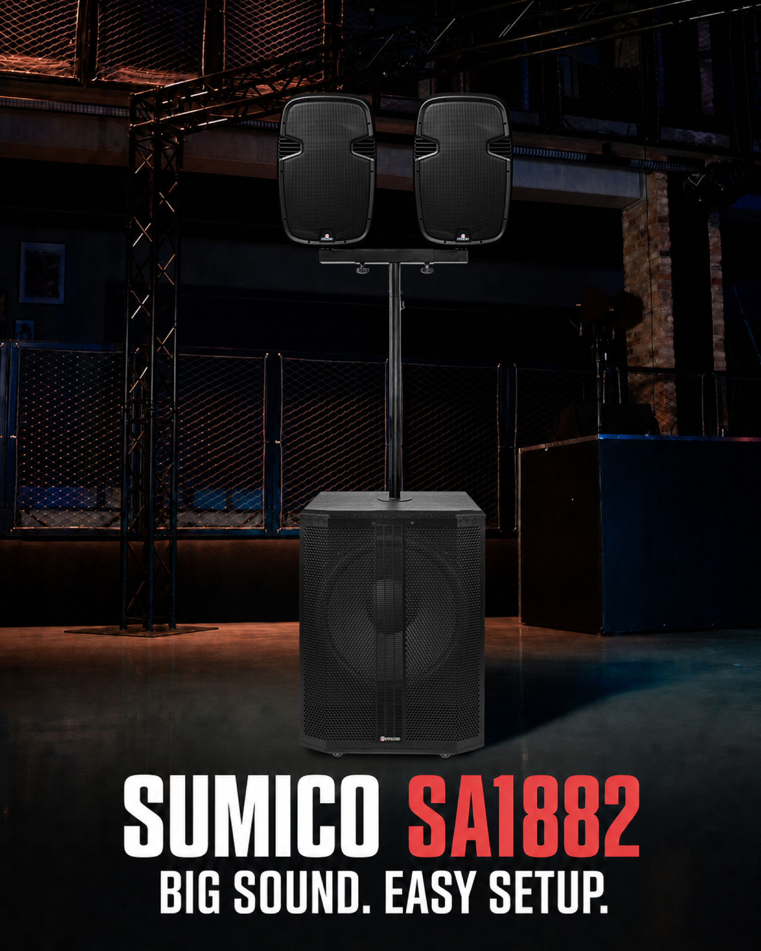 Loa Active Sub-Satellite Sumico SA1882 | Anh Duy Audio