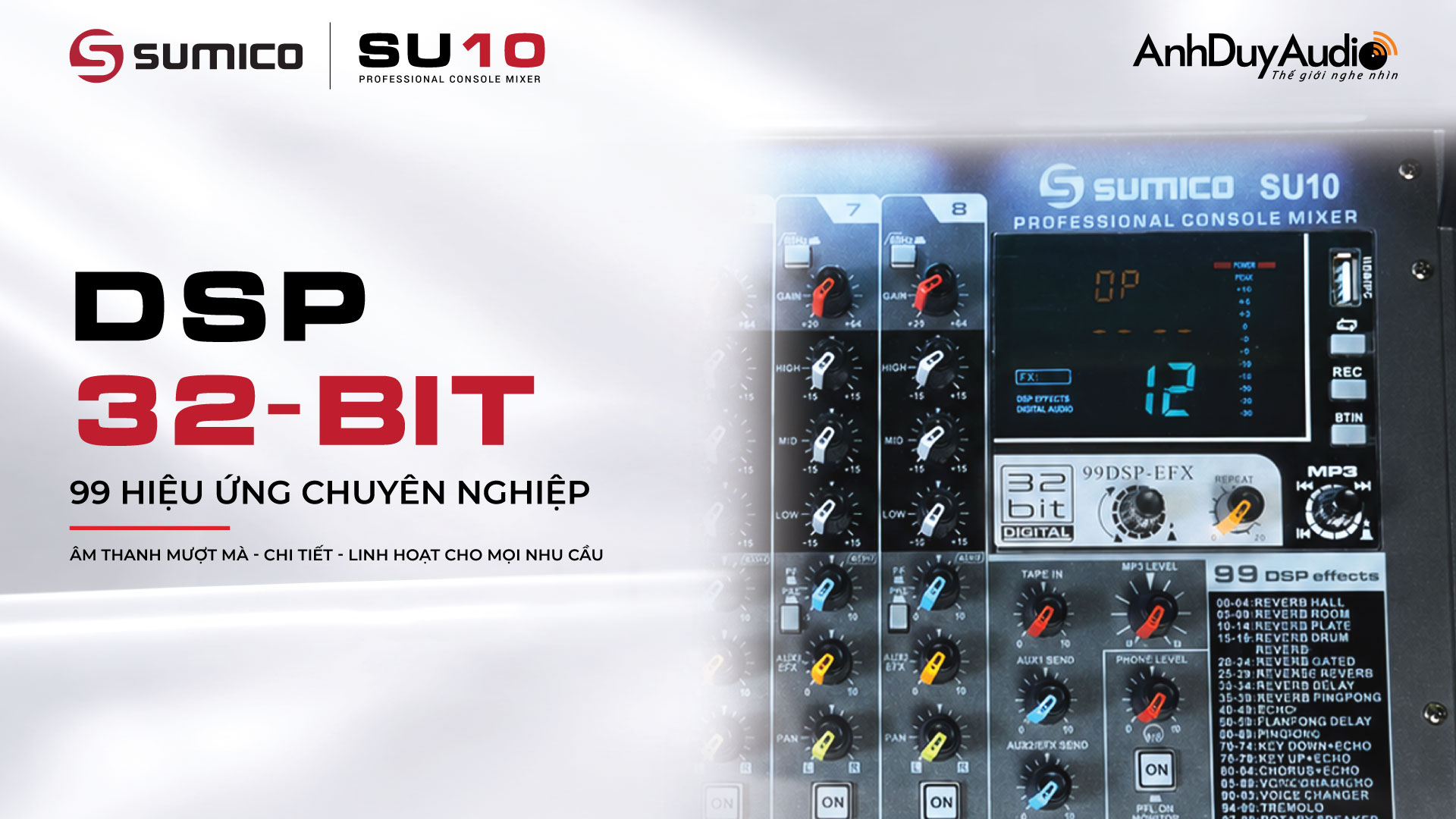 Mixer Sumico SU10 | Anh Duy Audio