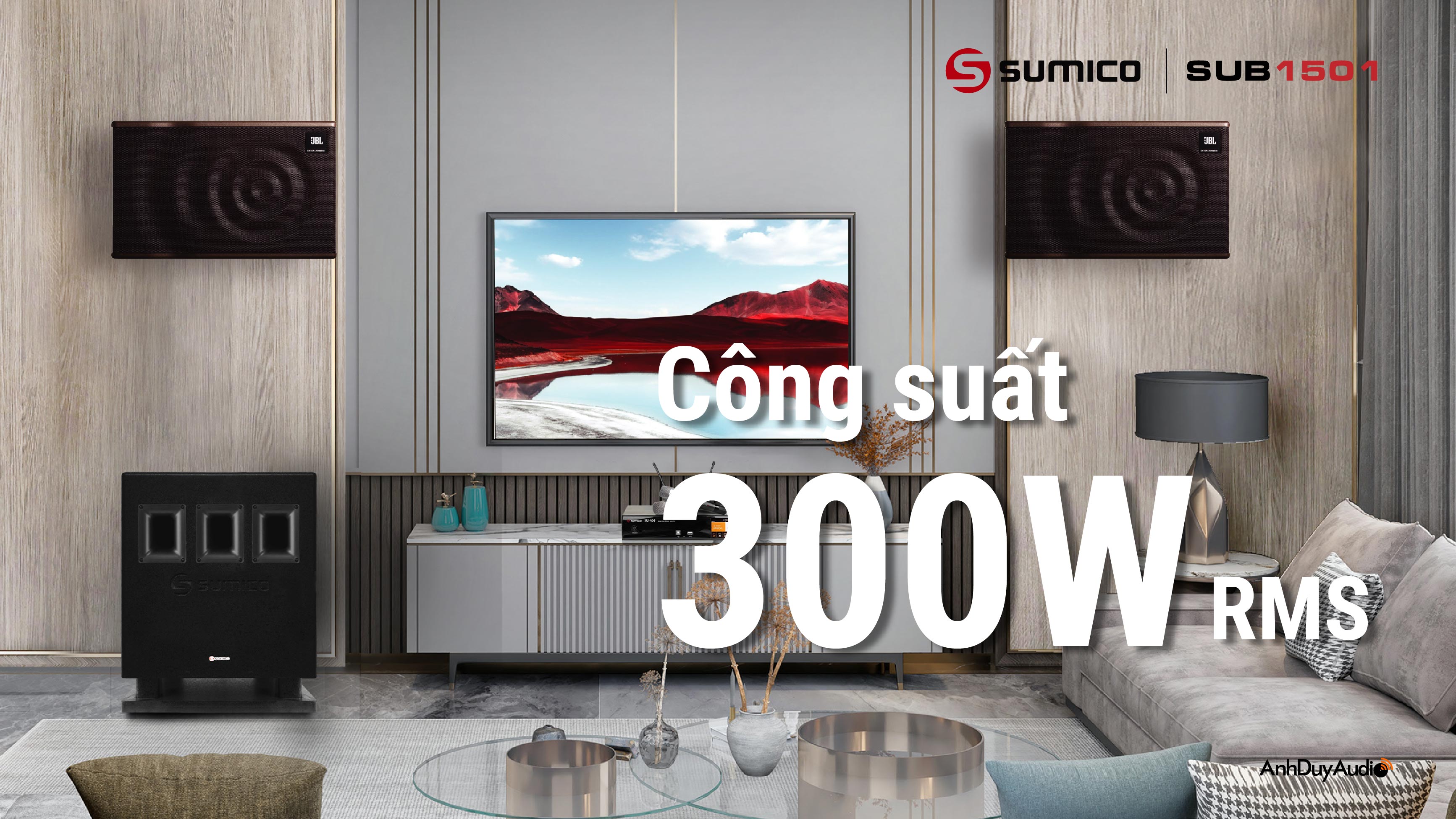 Subwoofer Active Sumico SUB1501 | Anh Duy Audio