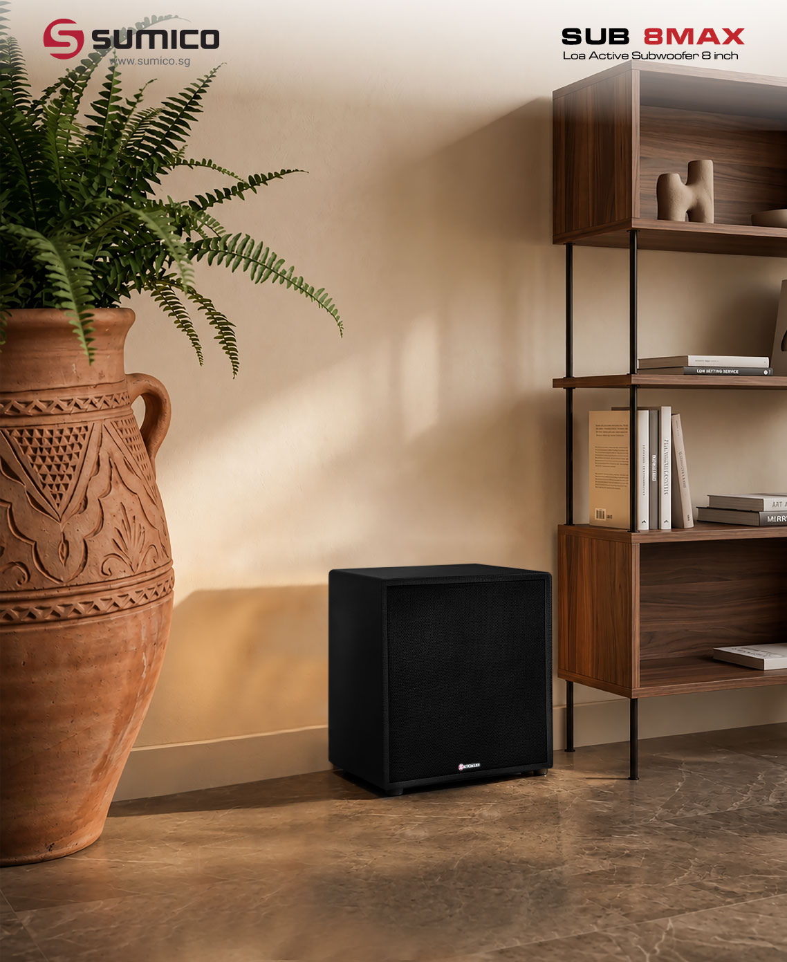 Active Subwoofer Sumico Sub 8Max | Anh Duy Audio