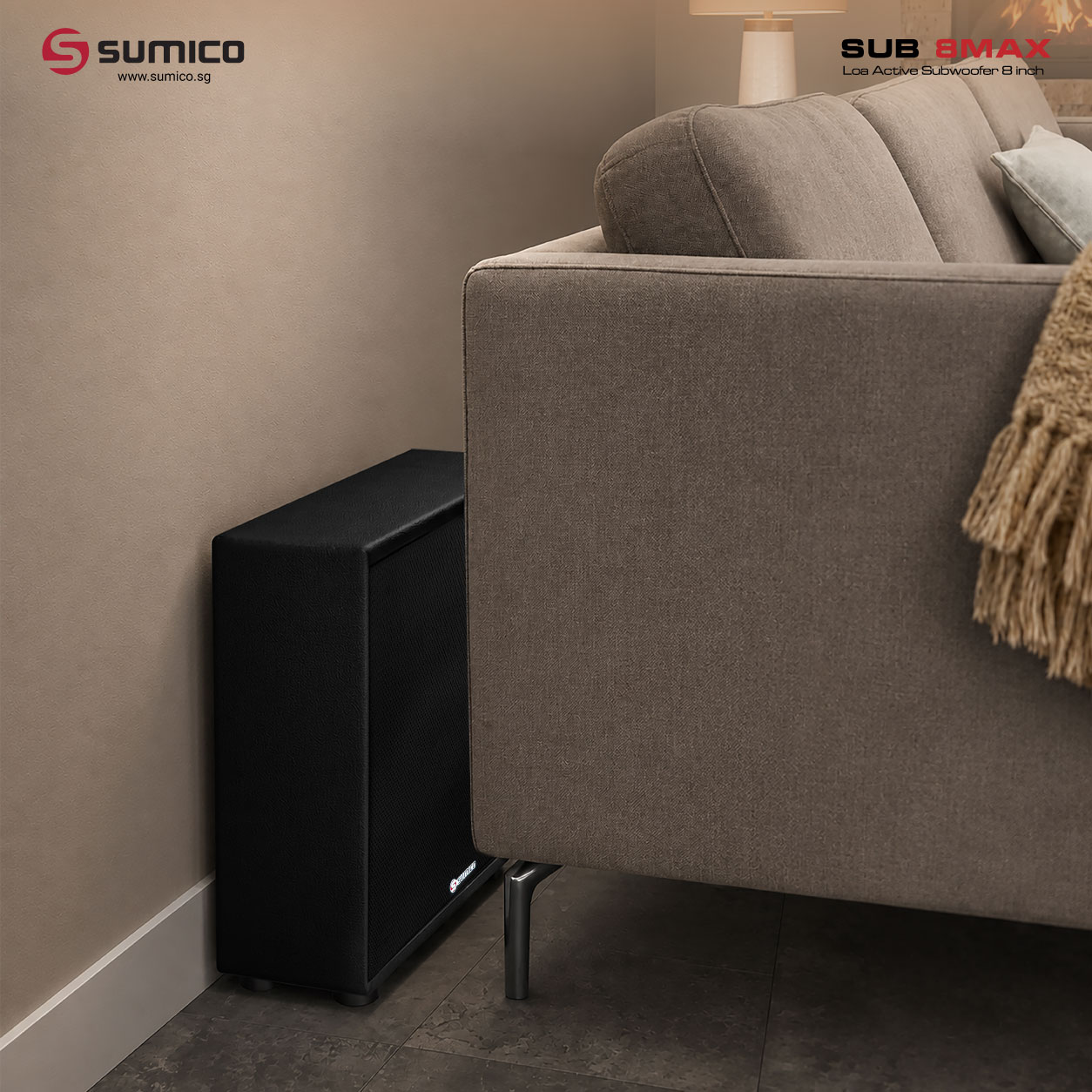 Active Subwoofer Sumico Sub 8Max | Anh Duy Audio