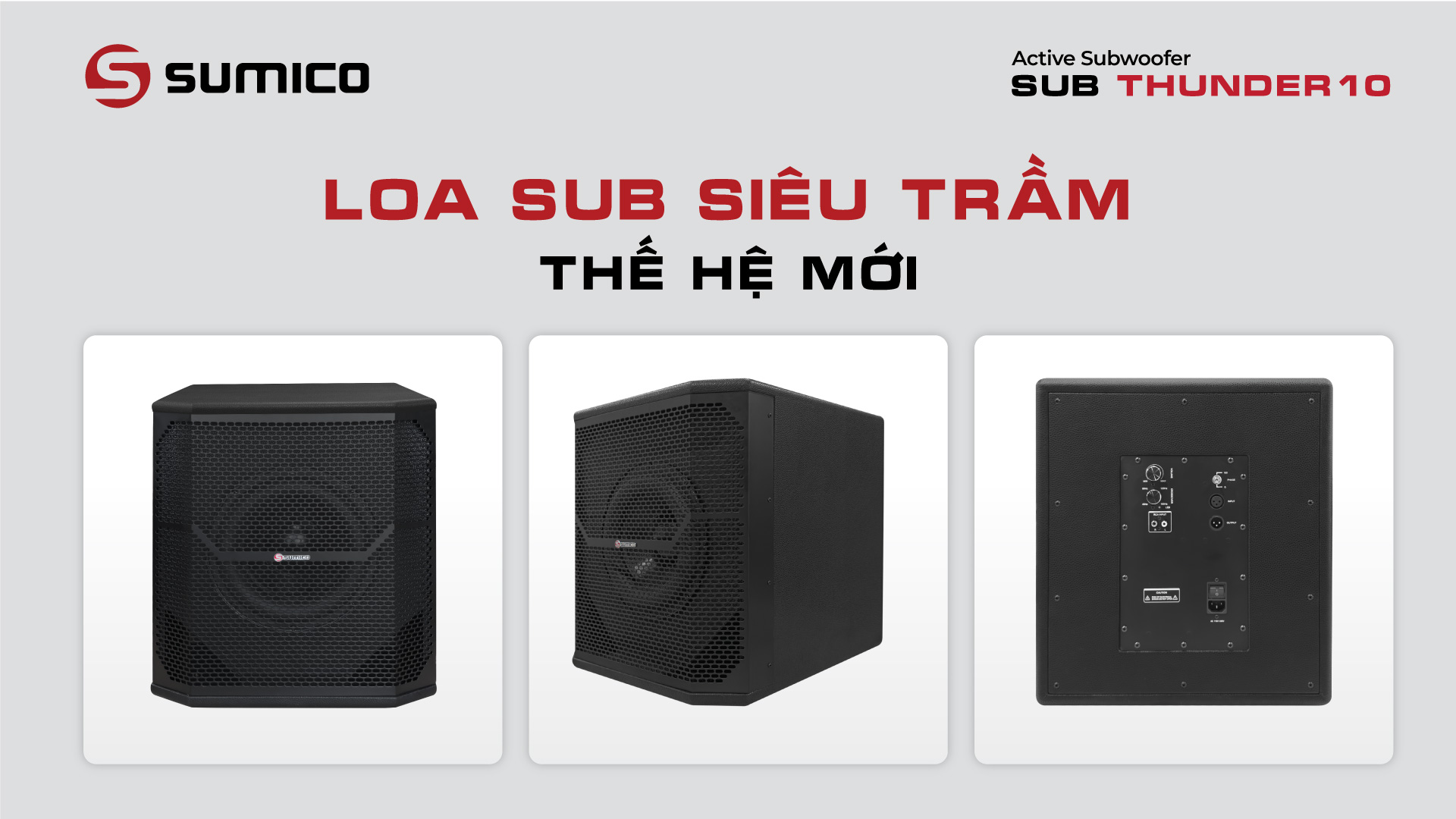 Loa Sub điện Sumico Thunder10 | Anh Duy Audio