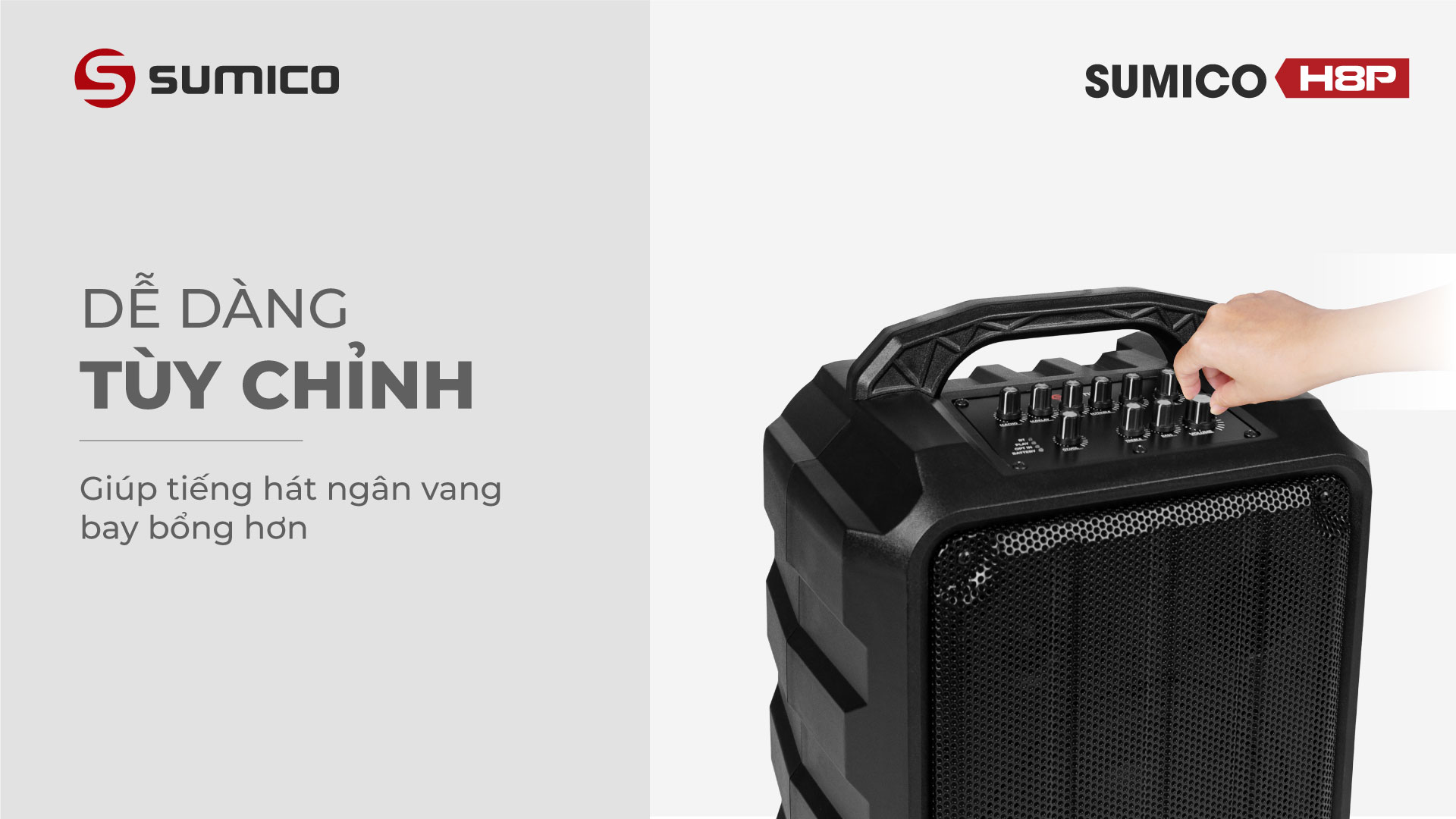 Loa karaoke di động Sumico H8P | Anh Duy Audio