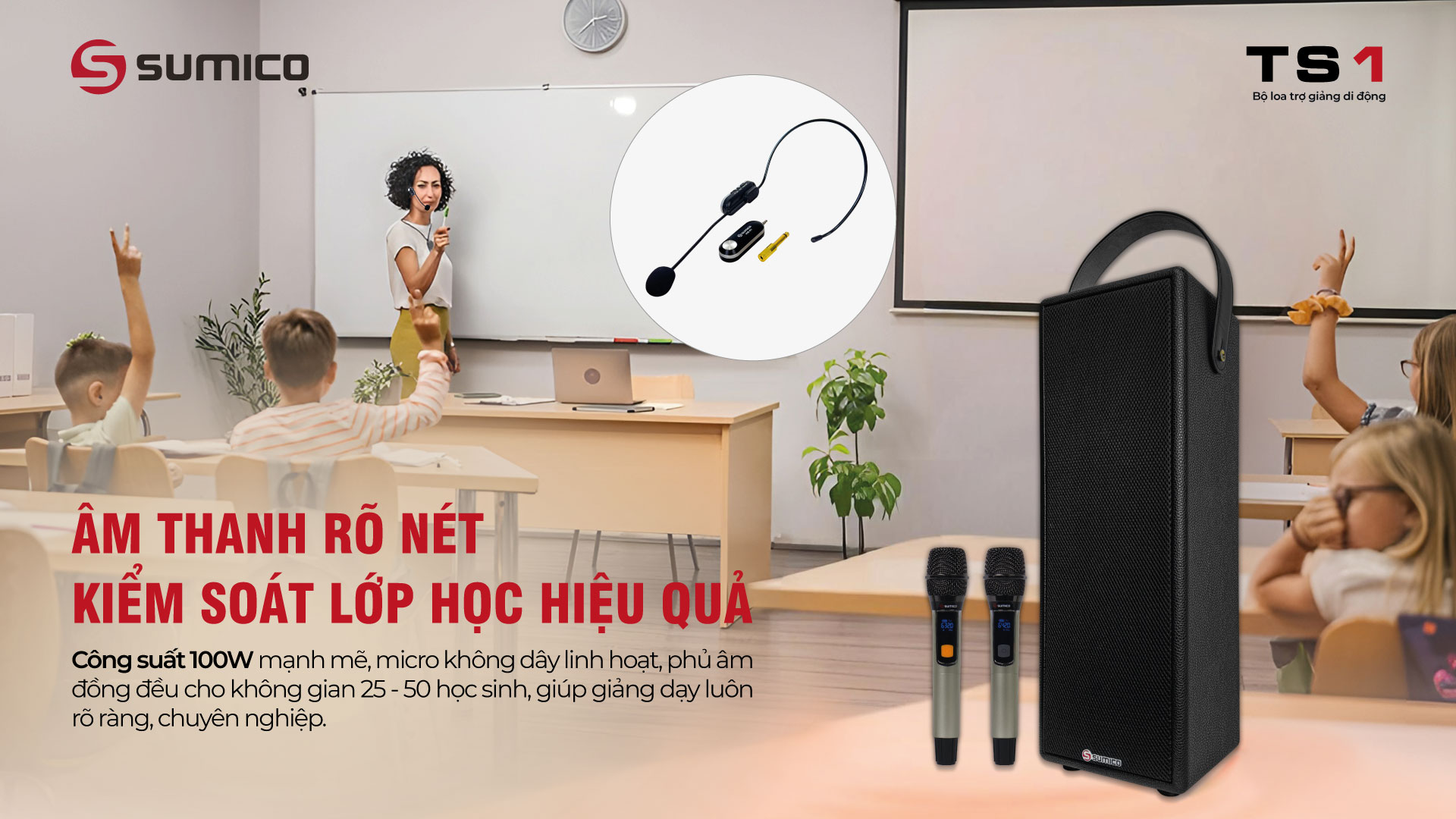 Bộ loa trợ giảng di động Sumico TS1 | Anh Duy Audio