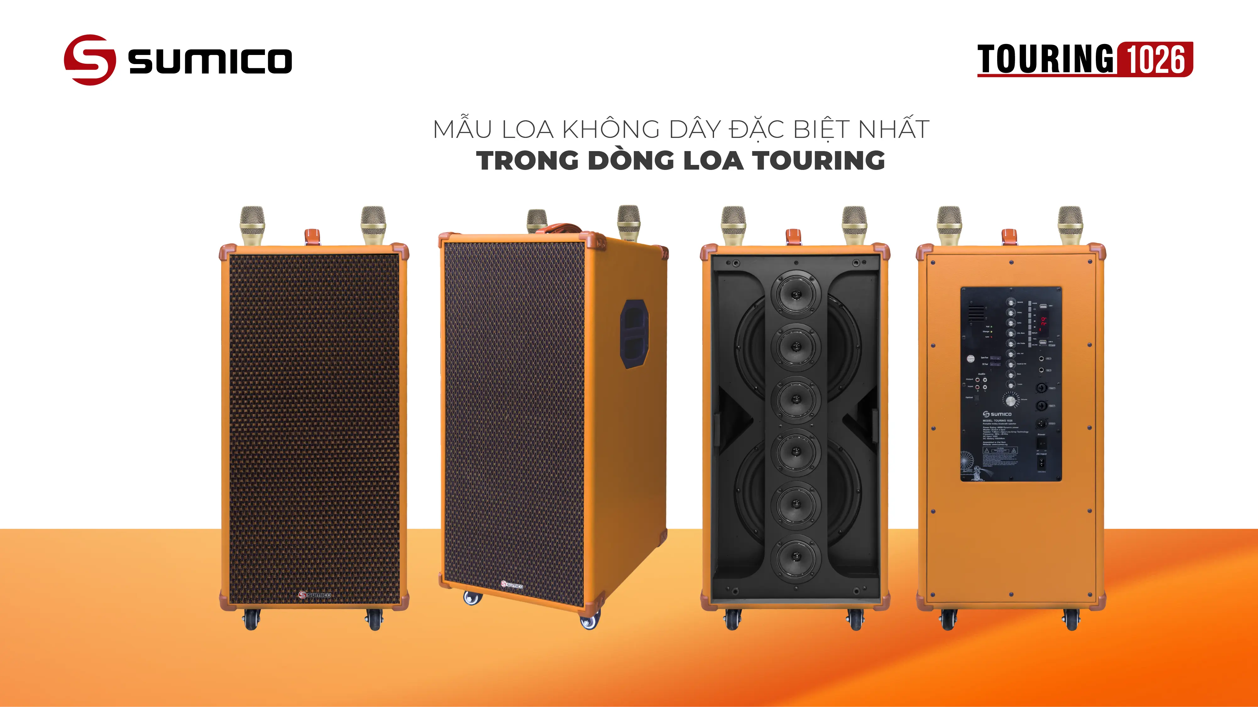 Loa di động line array đồng trục Sumico Touring 1026 | Anh Duy Audio