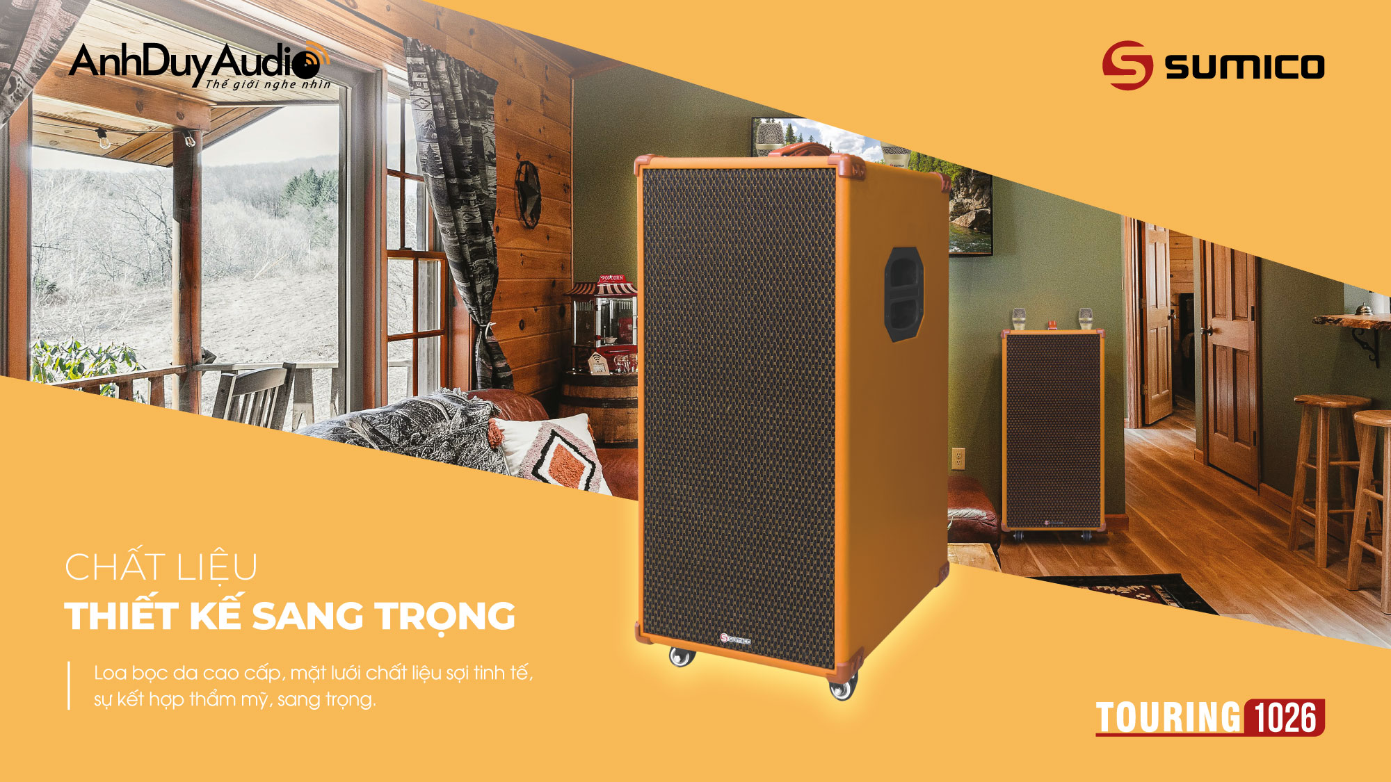 Loa di động line array đồng trục Sumico Touring 1026 | Anh Duy Audio