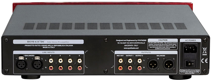 Preamplifier đèn cao cấp Synthesis Roma 117DC | Anh Duy Audio