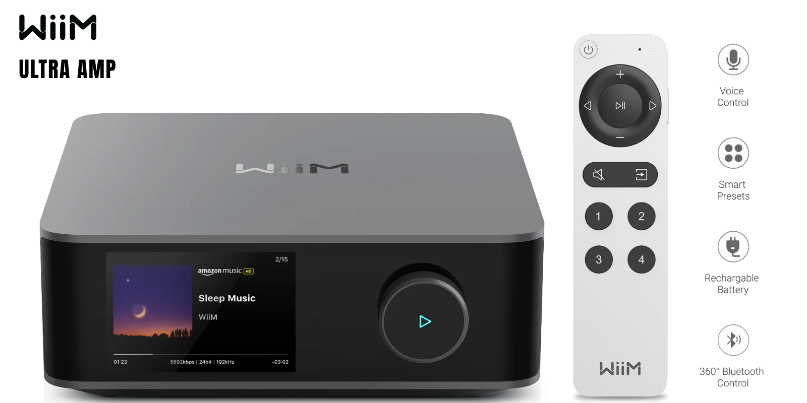 Music Streaming Amplifier WiiM Amp Ultra | Anh Duy Audio