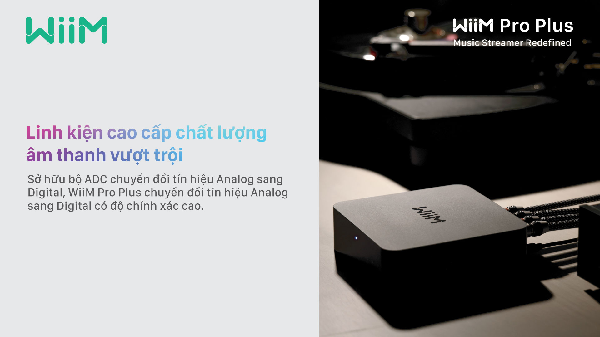 Music Streaming Pre-Amplifier WiiM Pro Plus | Anh Duy Audio